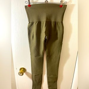 Gymshark green leggings, size medium